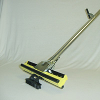 HOMEMAID® 9 Inch Cellulose Steel Roller Sponge Mop w/Scrubber Brush