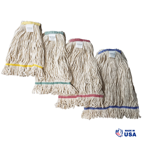 Large - Natural Cotton Loop-End Mop Head USA