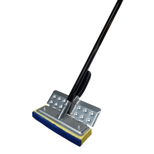 HOMEMAID® HMC30759 Cellulose Metal Hinge Squeeze Sponge Mop w/Scrubb