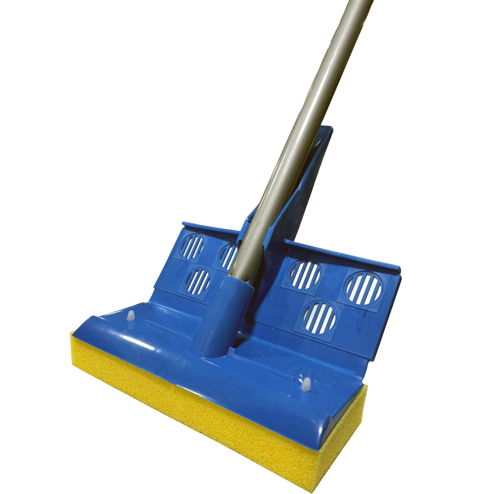 HOMEMAID® Hinge Style Plastic Squeeze Sponge Mop Foam Sponge